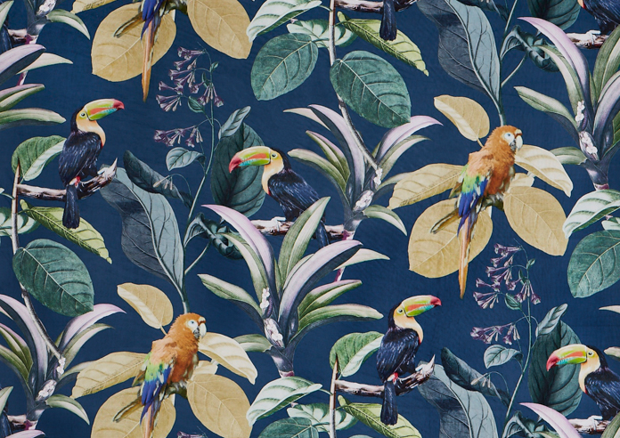 Parrot, Aruba - Fabric Only - Image 3